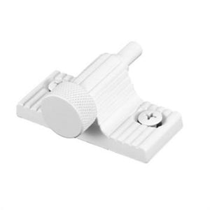 Security Twist-In Zinc Door Lock - White