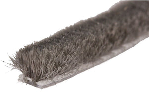 Pile Weatherstripping With .187" Backing Width (3/16" Backing) - .230" Pile Height