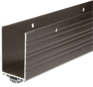 Entry Door Dark Bronze Anodized Finish Wrap Around Door Shoe With Vinyl Weatherseal