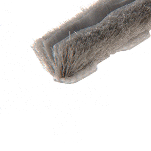 Zipper Pile Weatherstrip - .187