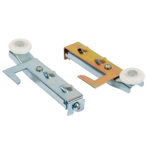 Cox Closet Door Roller – 7/8" Nylon Bi-Pass Wheel With Adjustable Steel Bracket, 1/4" Offset For Sliding Bypass Doors
