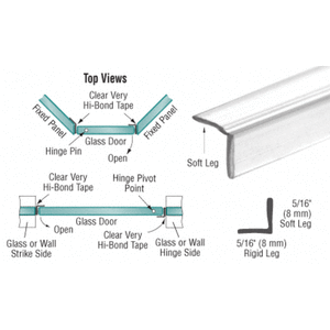 DLux Corner Guards - Set of 16 Clear Silicone Furniture Bumper Protect