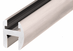 Shower Door Brushed Nickel Deluxe Header Kit - 98"