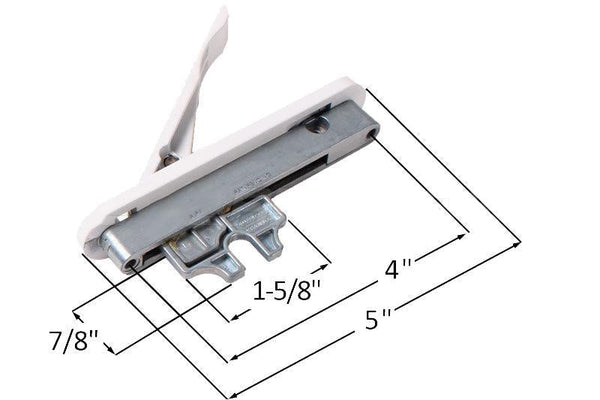 Slim Low-Profile Casement Window Locking Handle - Secure Fit