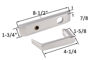 Kawneer 1786 Series Exterior Handle - Clear Anodized Finish