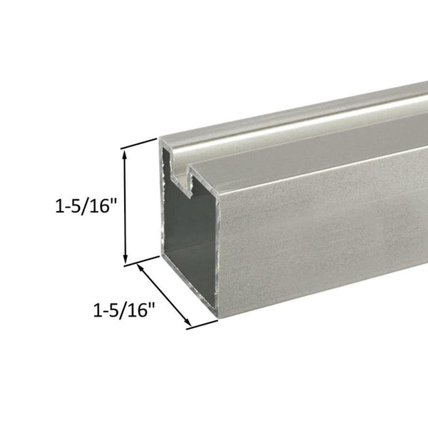Q-railing Glass Partition System End Post for ¼ Inch Glass