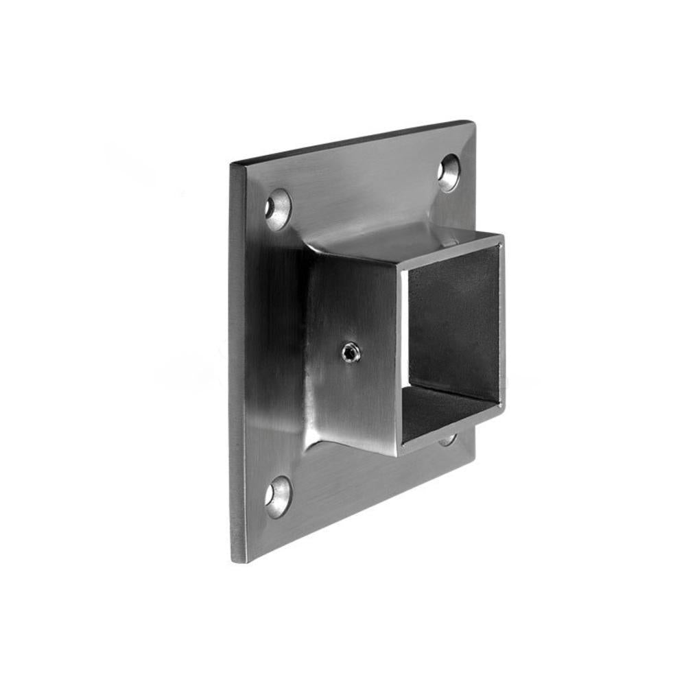 Pvc Railing Flange Q-Railing Square Line Wall Flange - Durable Outdoor Solution