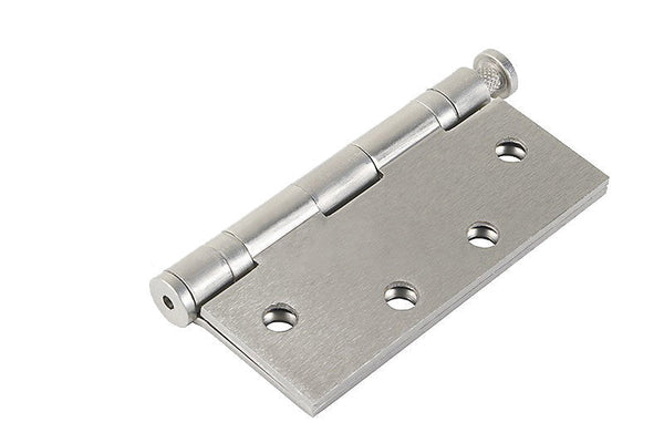 Satin Nickel Ball Bearing Mortise Butt Hinge - 4-1/2 x 4-1/2