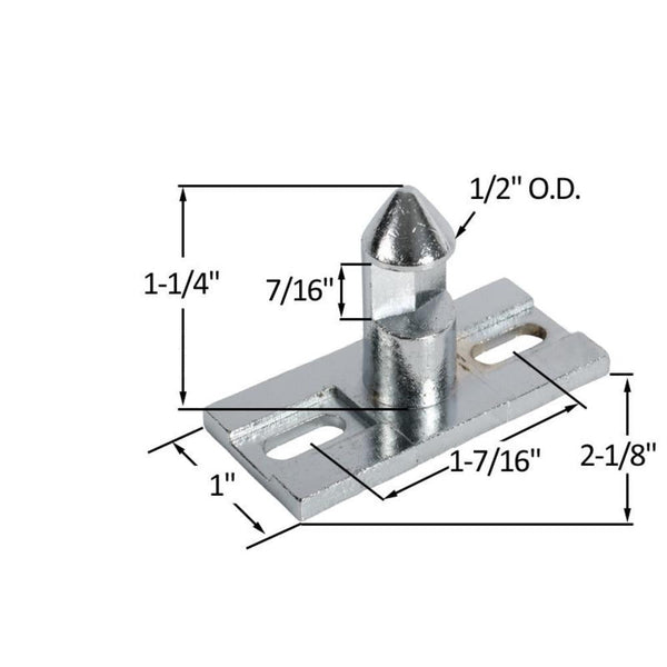Sliding Glass Patio Door Lock Keeper - Durable Door Hardware