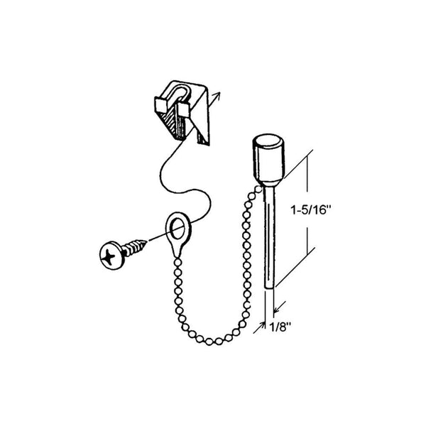 Sliding Window Door Security Hardware - Nite-Lock Pin