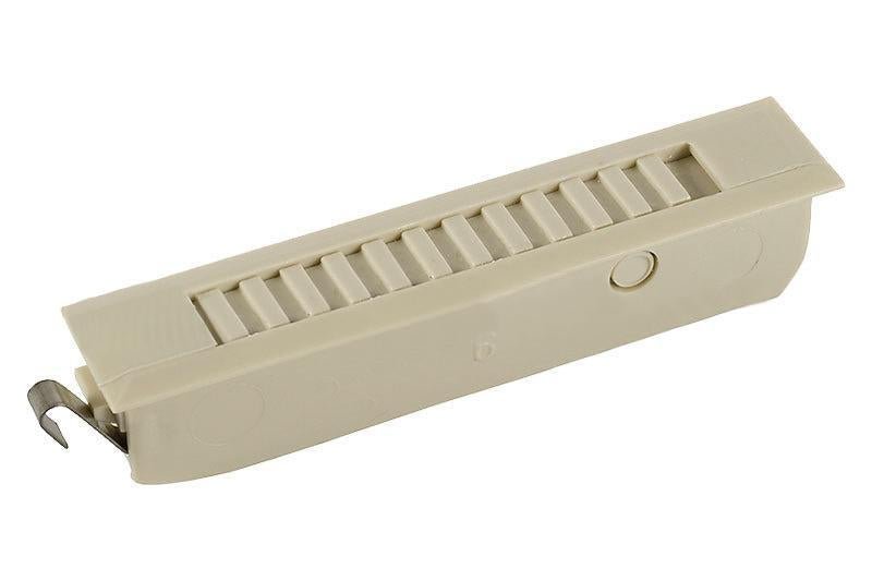 Beige Sliding Window Vent Lock With Hook - Secure Safety