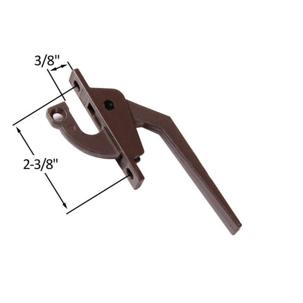 Truth Window Hardware Brown Casement Handle with Locking Bar