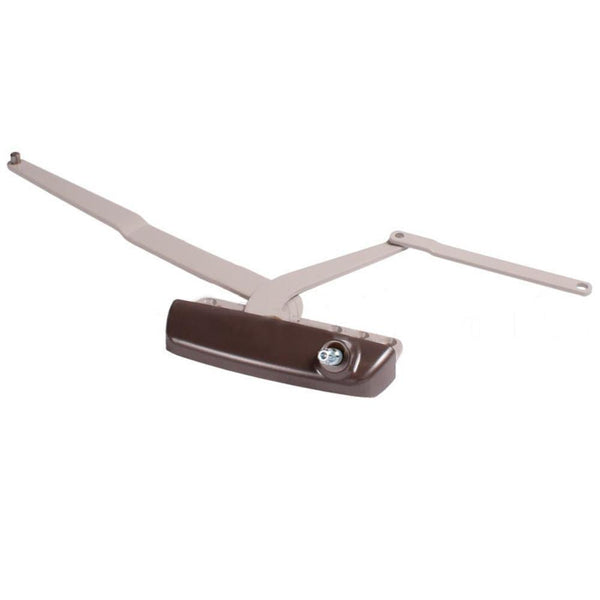 Brown Dual Arm Maxim Casement Window Operator - Left Hand