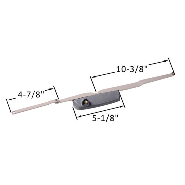 Truth Window Hardware - Chestnut Bronze Dual Arm Right Hand