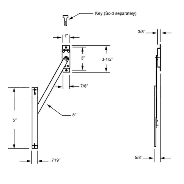 Truth Hardware Limit Device Key – Secure Window Access Tool