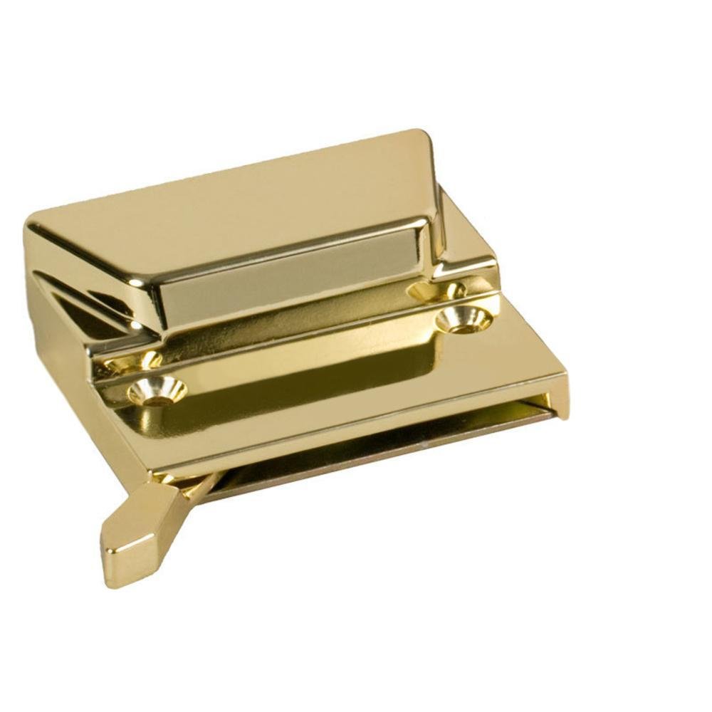 Low Profile Window Sash Lock - Truth Hardware - Brass Finish