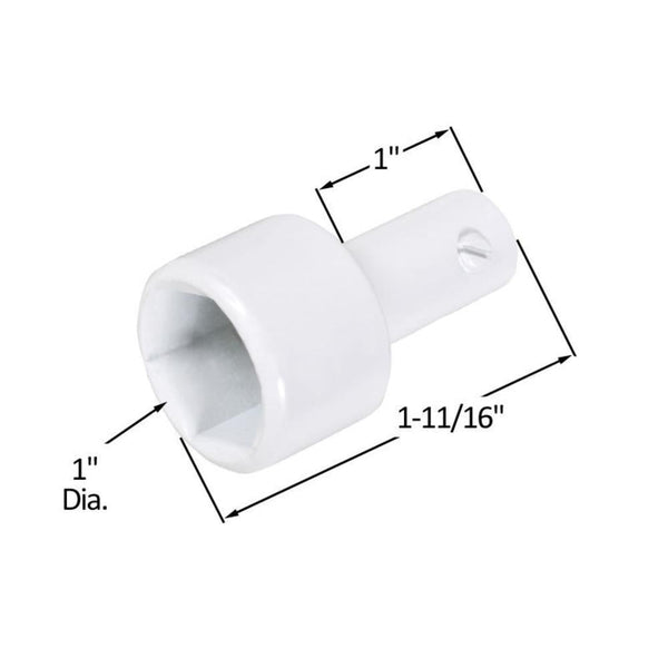 Truth Hardware Hex Drive Socket Adaptor - Window Crank Tool