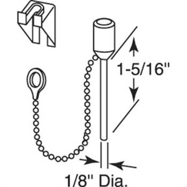 Window Nite-Lock Security Pin - Durable Protection Hardware