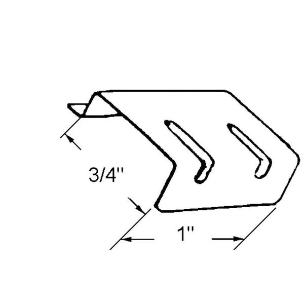 Window Screen Hardware - Aluminum Lift Clip for Easy Use