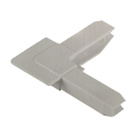 plastic corner fittings snapped into magnetic window screen frame