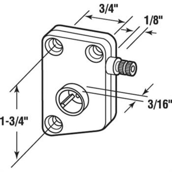 Commercial Door Hardware - Window Torque Operator Right Hand