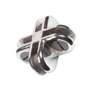 Four-Way 90 Degree Display Connector Chrome